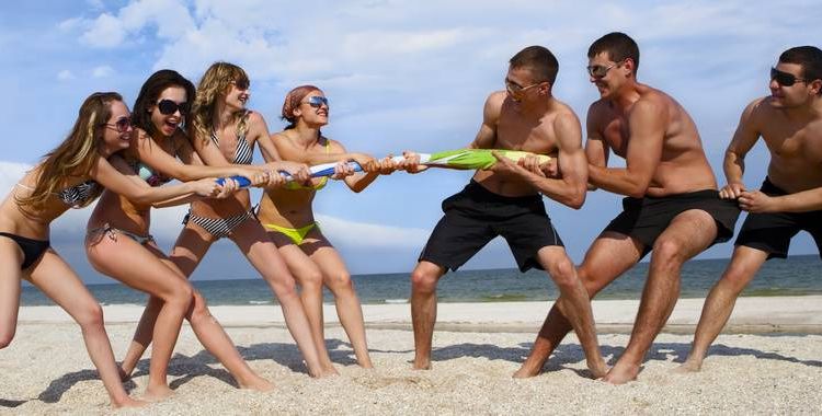 Gymkanas en la playa Gijón